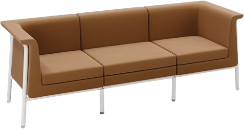 Yuno modulaire bank - Gestoffeerde modulaire bank