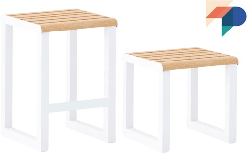 Urbantime.h24 kruk - Kruk van gepoedercoat staal