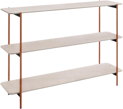 Blume System - kast 129x32cm met 3 planken 