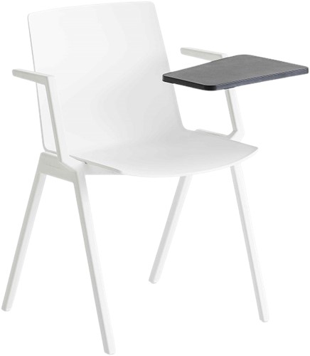 Schrijfplankje Vertica/Jubel armstoel - Inklapbaar, kunststof