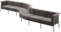 Yuno modulaire bank - Gestoffeerde modulaire bank-2