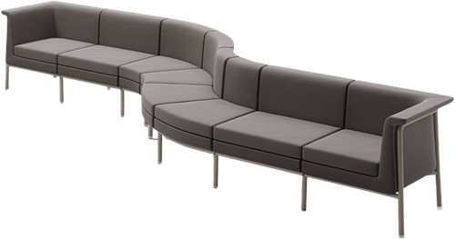 Yuno modulaire bank - Gestoffeerde modulaire bank-2