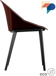 Pillow - vierpoot stoel met gerecyclede kuip