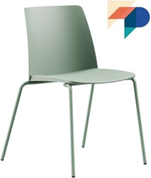 Grazie Kunststoff Stuhl Vierbein Gestell
