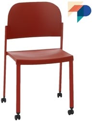 Staq S758 - multifunctionele stoel op wielen, goed stapelbaar