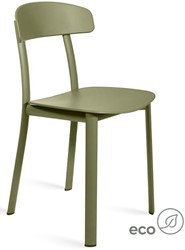 Feluca Pop - vierpootsstoel, frame staal, zit en rug (gerecycled) kunststof