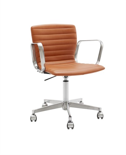 Butterfly Swivel MO5480 Front - Bureaustoel met een elegant, licht en slank design, zitschaal aan de voorzijde gestoffeerd