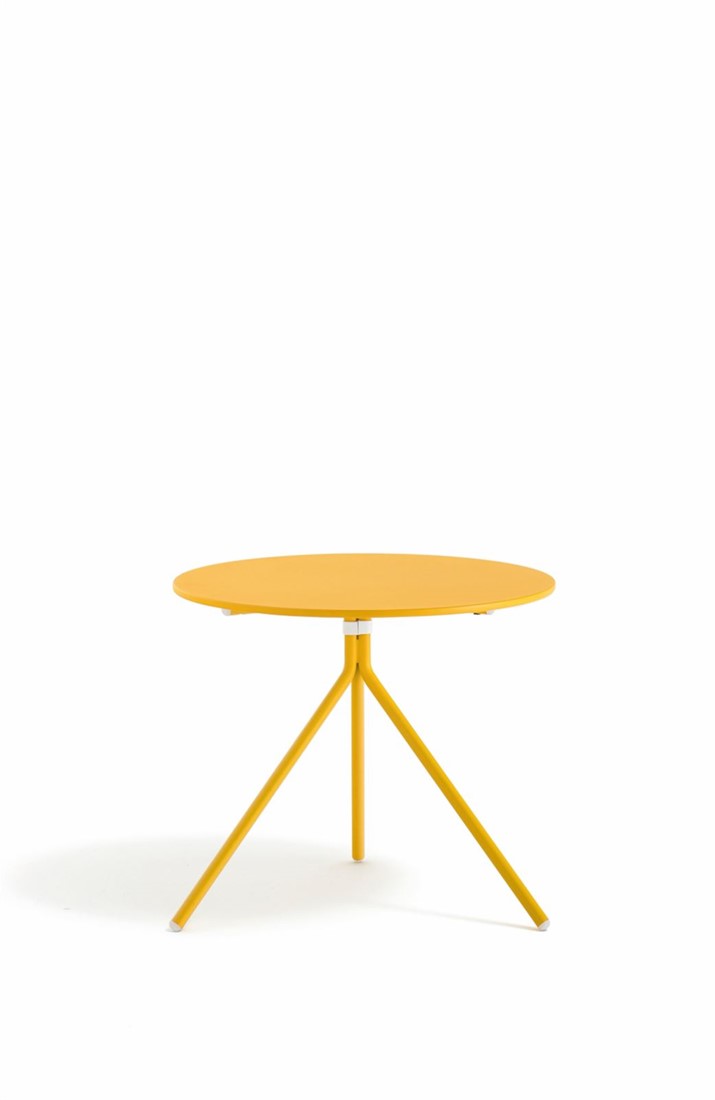 Nolita Tafel 5453 H480 Hoogte 49cm Blad Rond 59cm Staal
