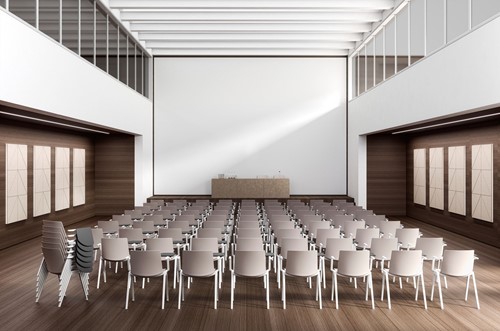 Vertica zaal opstelling