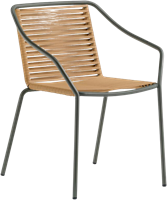 Philia 3905 - Stapelbare terrasstoel met armleggers