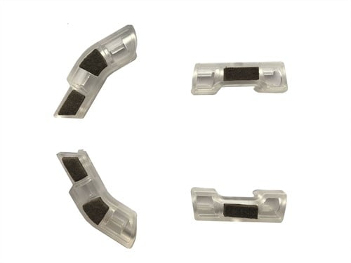 AC456 - Set (4st.) viltglijders voor stoelen en krukken Serie 450 - Transparant (TR)