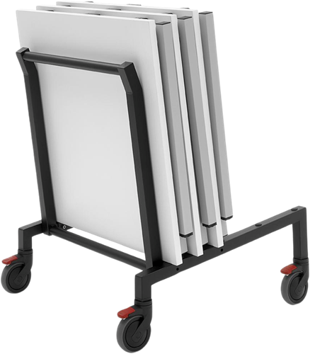 AC151 trolley - geschikt voor klaptafels - zwart (NE)