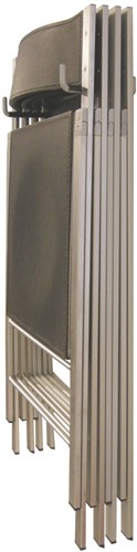 AC75 - wandbeugel voor kunststof of houten klapstoelen