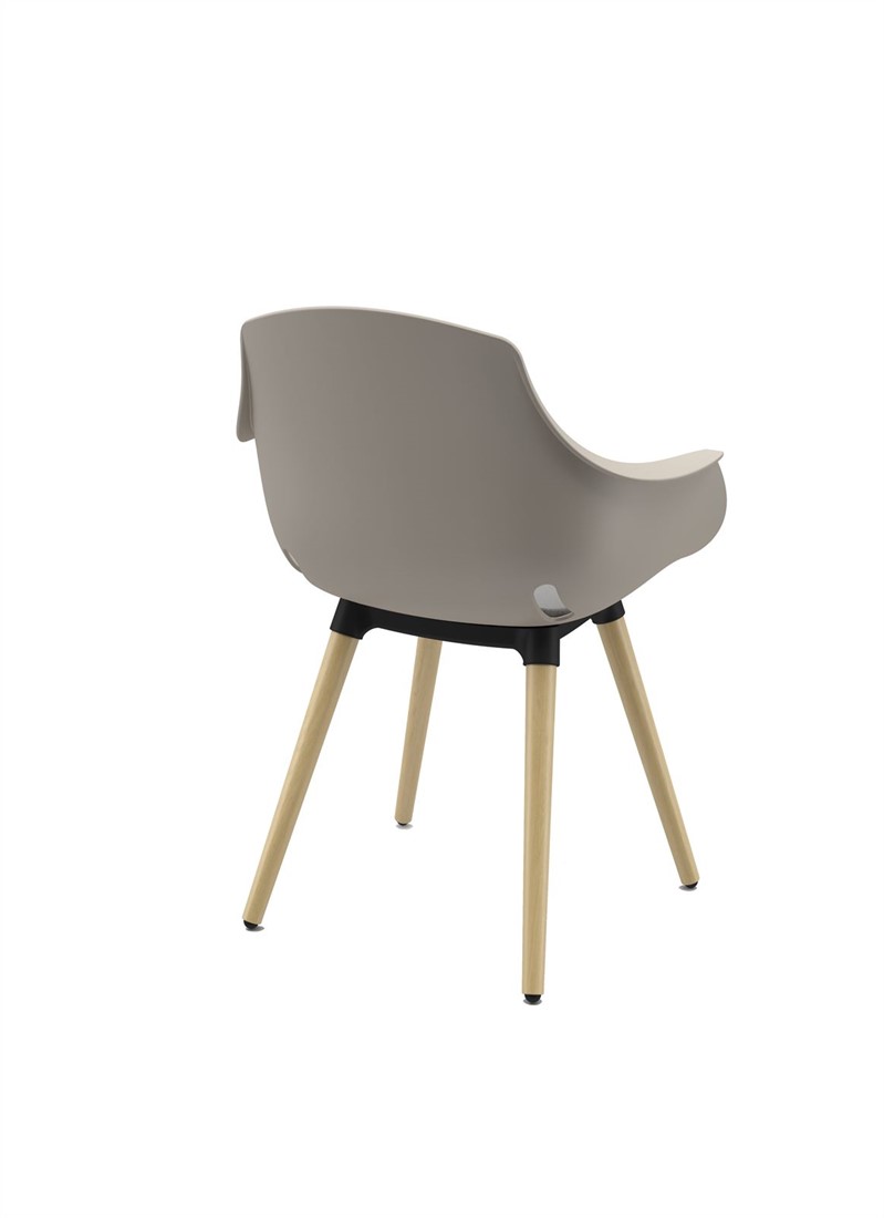 Stijg lawaai Mantsjoerije Ago Wood - 4 poot - Moderne kuipstoel met beukenhouten poten bij FP Collection Stijg lawaai Mantsjoerije Ago Wood - 4 poot - Moderne kuipstoel met beukenhouten poten bij FP Collection