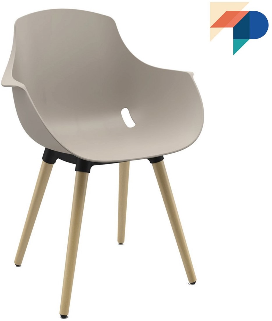 Stijg lawaai Mantsjoerije Ago Wood - 4 poot - Moderne kuipstoel met beukenhouten poten bij FP Collection Stijg lawaai Mantsjoerije Ago Wood - 4 poot - Moderne kuipstoel met beukenhouten poten bij FP Collection