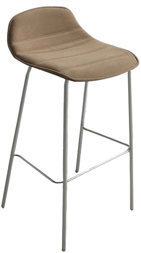 Alhambra full kruk- comfortabele gestoffeerde 4-poot kruk