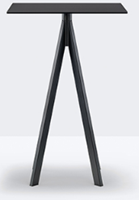 SC604 - Tafelonderstel vierpoot, hoogte 105 cm, gepoedercoat staal-2