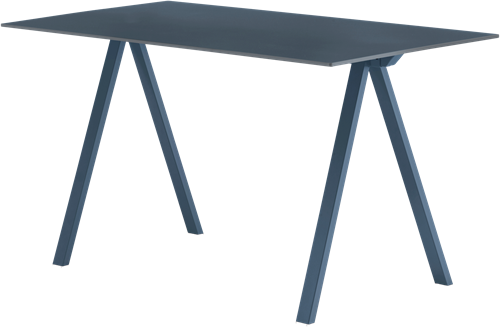 Arki Desk - Tafel met een dun (Fenix) volkern of spaanplaat blad en schuine poten