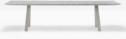 Arki Tafel - design / vergadertafel met een rechthoek dun (Fenix) volkern blad en schuine poten-2