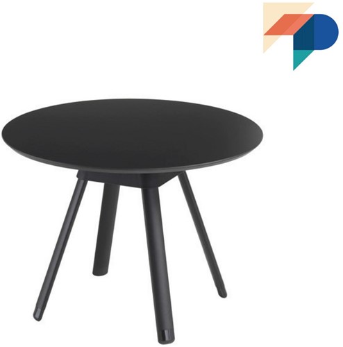 Asti bijzettafel - 4-poots tafel, hoogte 39 cm