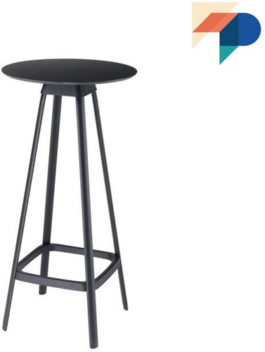 Asti statafel- 4-poots tafel, hoogte 108 cm