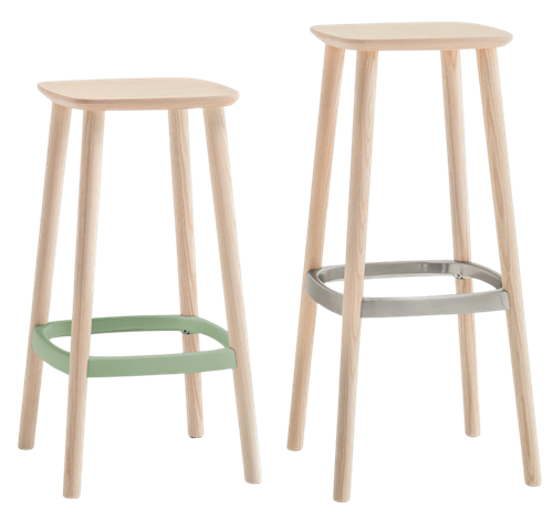 Babila kruk hout - 100% gecertificeerd essenhout in 2 zithoogtes