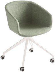 Brave/Basket full SP/W- draaibare en verrijdbare gestoffeerde kuipstoel, spiderframe