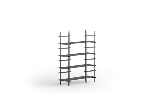 Play - Boekenkast met fenix planken, dit element bestaat uit 2 rekken en 2 planken