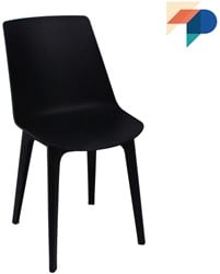 Elan KF - Stoel met stevige kunststof zitschaal en frame