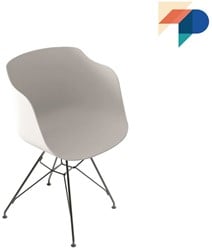 Elan SP armstoel - Stoel met stevige kuip met armleggers en modern spiderframe