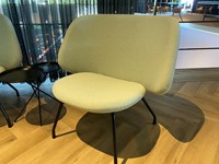 UITVERKOOP 2 stuks Evy volledig gestoffeerde loungefautieuls met brede rug - SETPRIJS-3