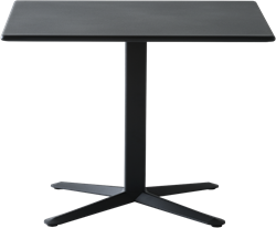 Lage Tafel Fermoni/Arket - Vierteens tafelonderstel met vierkant metalen blad
