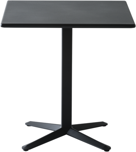 Sta Tafel Fermoni/Arket - Drieteens sta tafelonderstel met metalen blad  - ø 600 mm - Zwart 10 (NE) - Zwart 10 (NE)