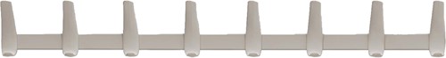 Flag 5150W8 - Wandkapstok metaal, 8 haken polypropyleen