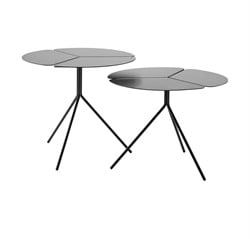 Folia Table Low - design bijzettafeltje met een klavervormig blad 