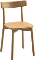Fondina Easy - Massief essenhouten stoel 
