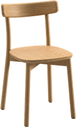 Fondina Easy - Massief essenhouten stoel 