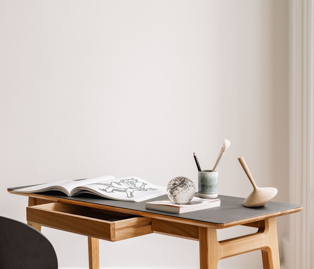 karton Pluche pop Promoten Freya Desk MO4760-1 - Design bureau, perfect voor thuis bij FP Collection