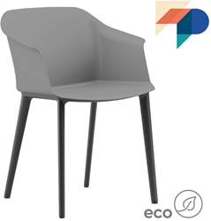 Geo Kunststoff Stuhl Vierbein Gestell
