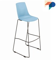 H100 SL - Kufengestell Kunststoff Kantinen Barhocker Stapelbar