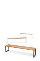 Urbantime.h24 bank metaal 200 cm-3