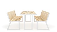 Urbantime.h24 Tafel - Tafel van gepoedercoat staal-2