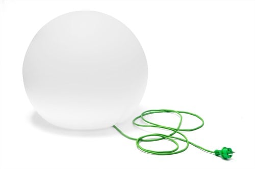 Happy Apple 330E - ronde kunststof outdoor vloerlamp 50 cm doorsnede