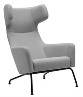 Polair Verminderen serveerster Havana oorfauteuil - gestoffeerde lounge stoel/ fauteuil - WIT (BI) -  Kvadrat - Divina MD - 873 bij FP Collection