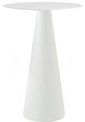 Ikon 110 - kunststof kegelvormige statafel met rond of vierkant blad