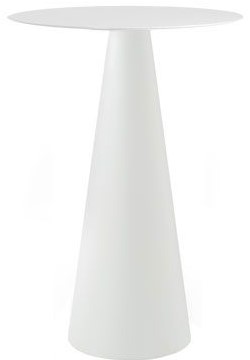 Ikon 110 - kunststof kegelvormige statafel met rond of vierkant blad