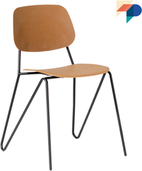 Luca Next - compacte stapelbare stoel met doorlopend frame