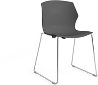 No-Frill SL - kunststof kantine stoel met slede frame-2