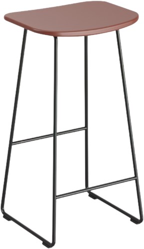 Klejn 64 - kruk met kunststof zitting - hoogte 64cm - Zwart (NE) - Zwart (NE)