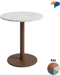 Tafelonderstel SC733 - Tafelonderstel met kleine vlakke ronde voet, hoogte 73 cm 